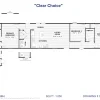 Clear Choice 70 - CCS16703B - Floor Plan