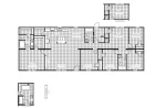 Bahama 28x76 - FAC28765A - Floor Plan