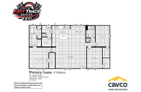 FT32563A - Victory Lane -- Floor Plan